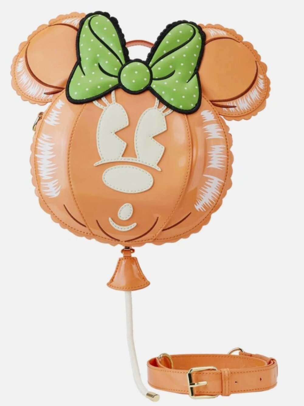 New Loungefly Stitch Shoppe Disney Minnie Mouse Balloon Crossbody Glow No Pin